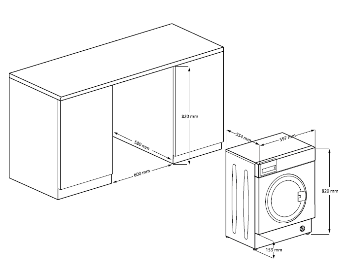 Встраиваемая стиральная машина HOTPOINT BI WMHD 8482 V - фотография № 3