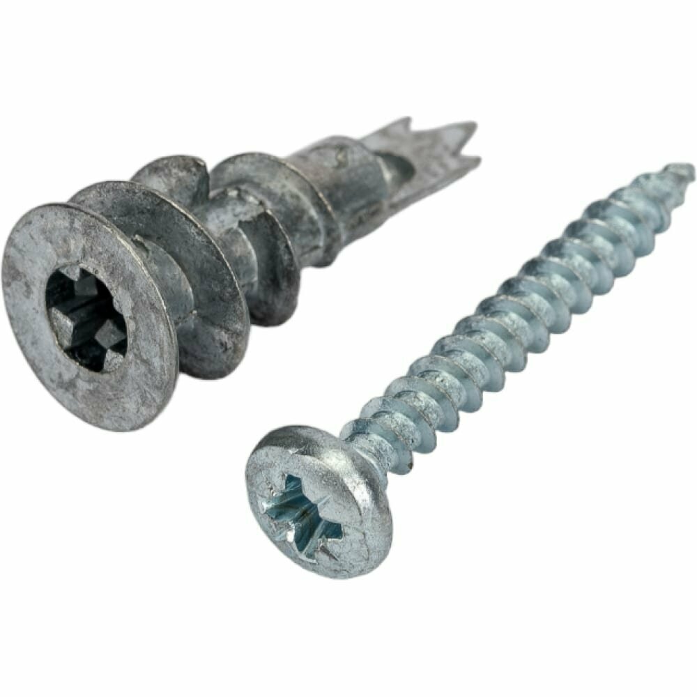 фото Госкреп Дюбель DRIVA с шурупом металл (10 шт) 4-0014580