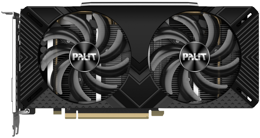 Видеокарта Palit PCI-E PA-RTX2060SUPER DUAL 8G no LED NVIDIA GeForce RTX 2060SUPER 8192Mb 256 GDDR6 1470/14000 DVIx1/HDMIx1/DPx1/HDCP Ret (NE6206S018P2-1160A-1)