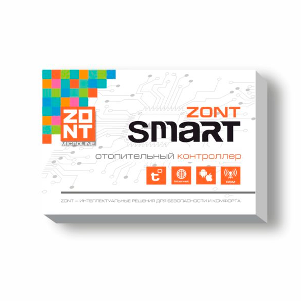 ZONT Отопительный GSM контроллер ZONT SMART на стену и DIN-рейку