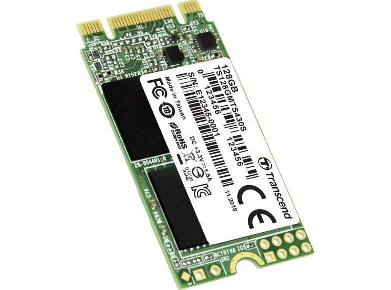 SSD накопитель M.2 TRANSCEND 430S 128GB (TS128GMTS430S)