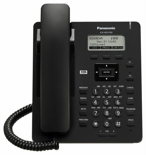 VoIP оборудование Panasonic KX-HDV100RUB чёрный