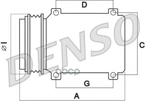 Denso^Dcp50076 Компрессор Кондиционера Denso арт. DCP50076