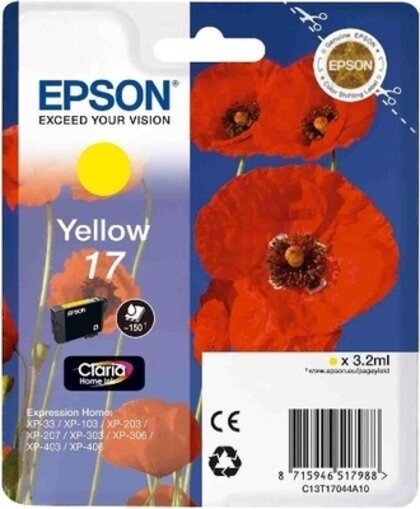 Картридж Epson C13T17044A10 (17 yellow) .