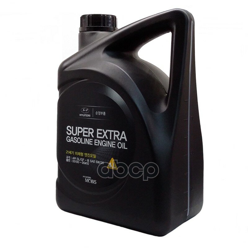 Hyundai-KIA Масло Моторное Полусинтетическое Super Extra Gasoline 5w-30, 4л