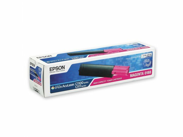 Картридж Epson 0188 (C13S050188) Для принтера Aculaser C1100 series/CX11 series (Magenta),