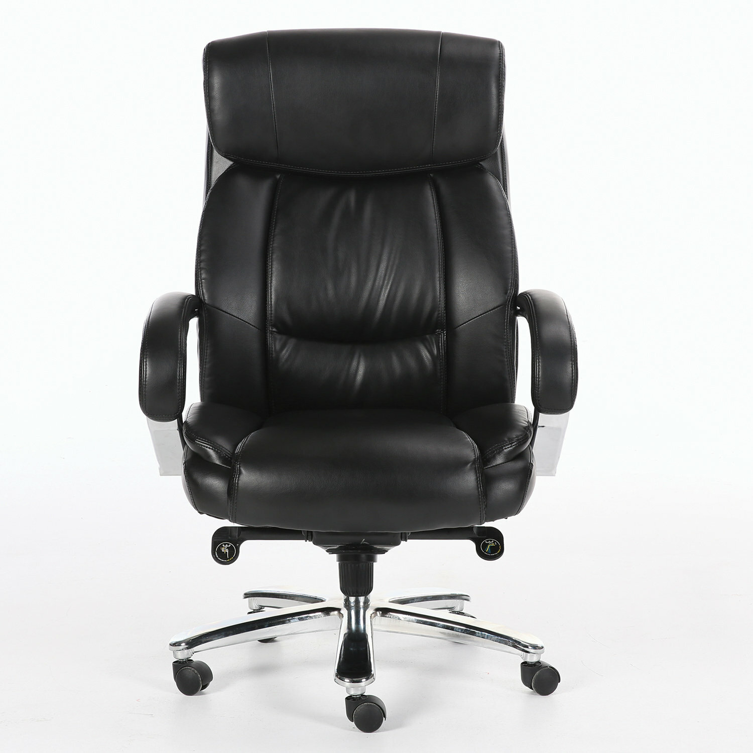 Кресло офисное BRABIX PREMIUM "Direct EX-580", хром, рециклированная кожа, черное, 531824 - фотография № 9