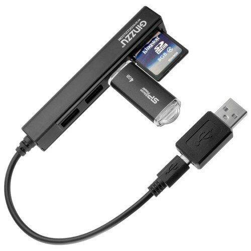 Ginzzu USB 2.0 Card readerGR-513UB + HUB