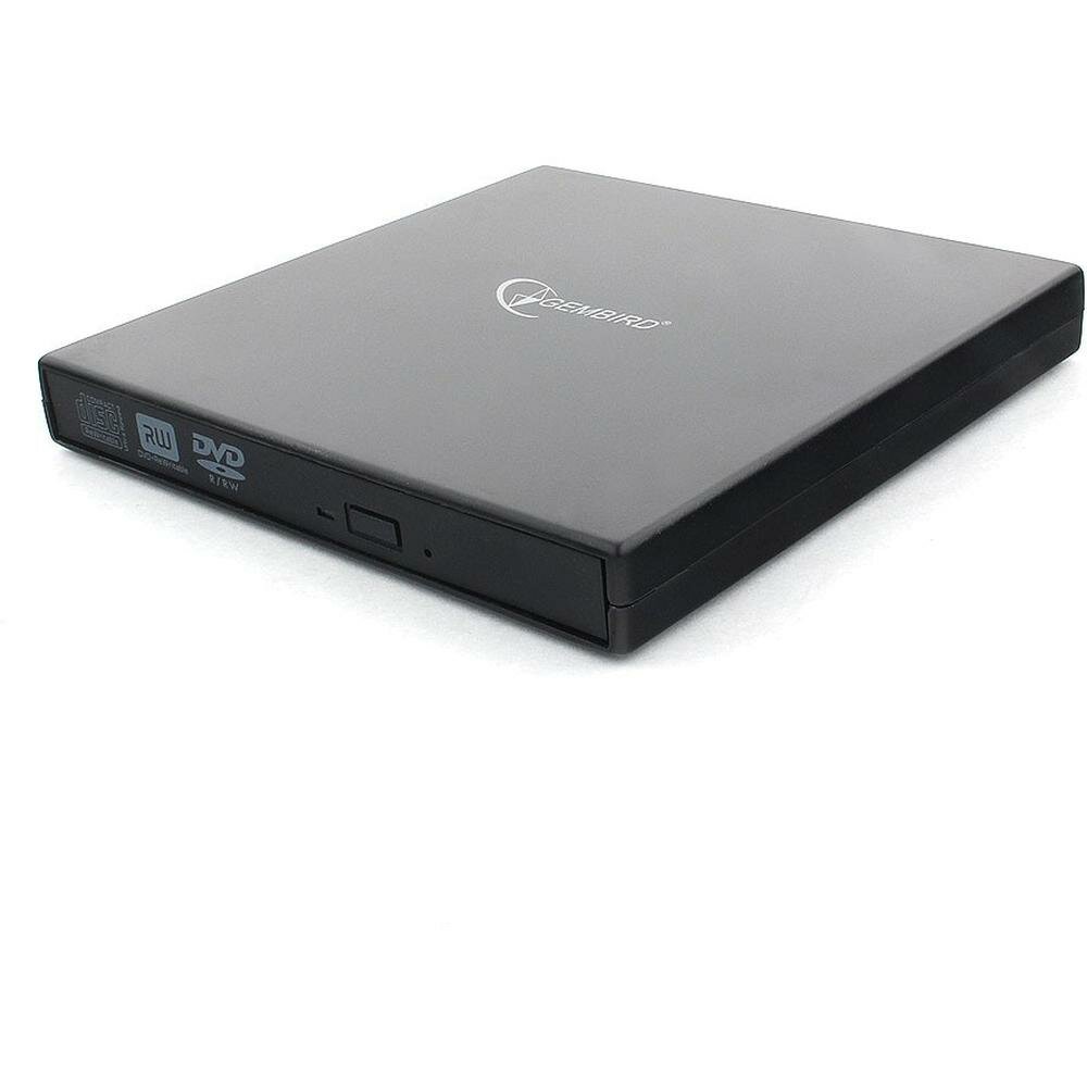 Внешний привод DVD-RW Gembird DVD-USB-02 DVD±R/±RW USB2.0 Black