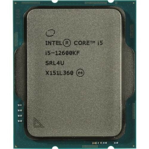 Intel CPU Core i5-12600KF Alder Lake OEM 3.7 ГГц 4.9 ГГц в режиме Turbo, 20MB, LGA1700