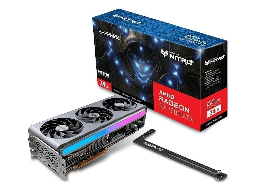 Видеокарта Sapphire NITRO+ AMD Radeon RX 7900 XTX Vapor-X 24GB (11322-01-40G)