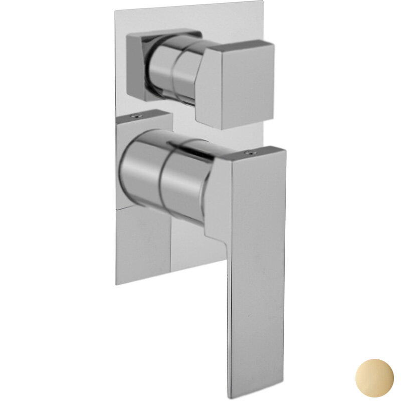 Встраиваемый смеситель для 3 потребителей Webert Pegaso золото PE880601010