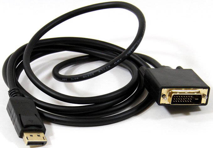 Кабель-переходник DisplayPort M --- DVI M 1,8м VCOM CG606-1.8M