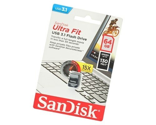 Носитель информации SanDisk Ultra Fit 64 GB