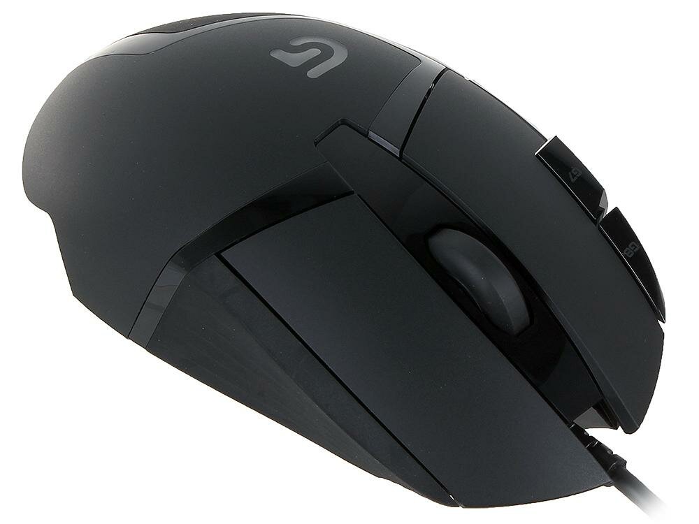  (910-004067) Logitech Gaming Mouse G402 Hyperion Fury USB Optical & Fusion Engine, 240 - 4,000 dpi