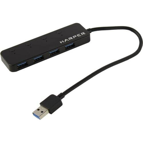 Концентратор USB 3.0 Harper HUB-04MB