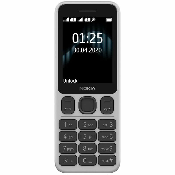 Телефон Nokia 125 DS White (TA-1253)