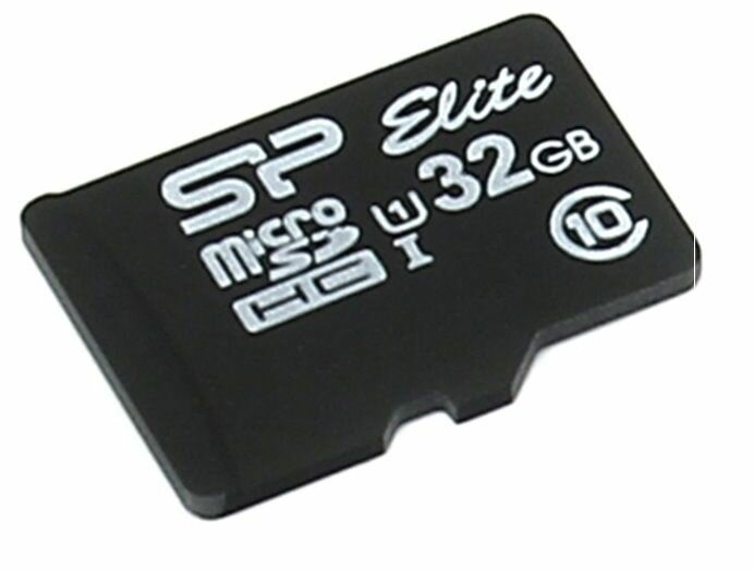 Карта памяти Silicon Power microSDHC 32Gb Class10 SP032GBSTHBU1V10