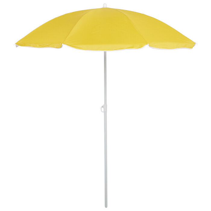 Зонт пляжный «Классика» с механизмом наклона, d=210 cм, h=200 см, цвет микс - фотография № 1