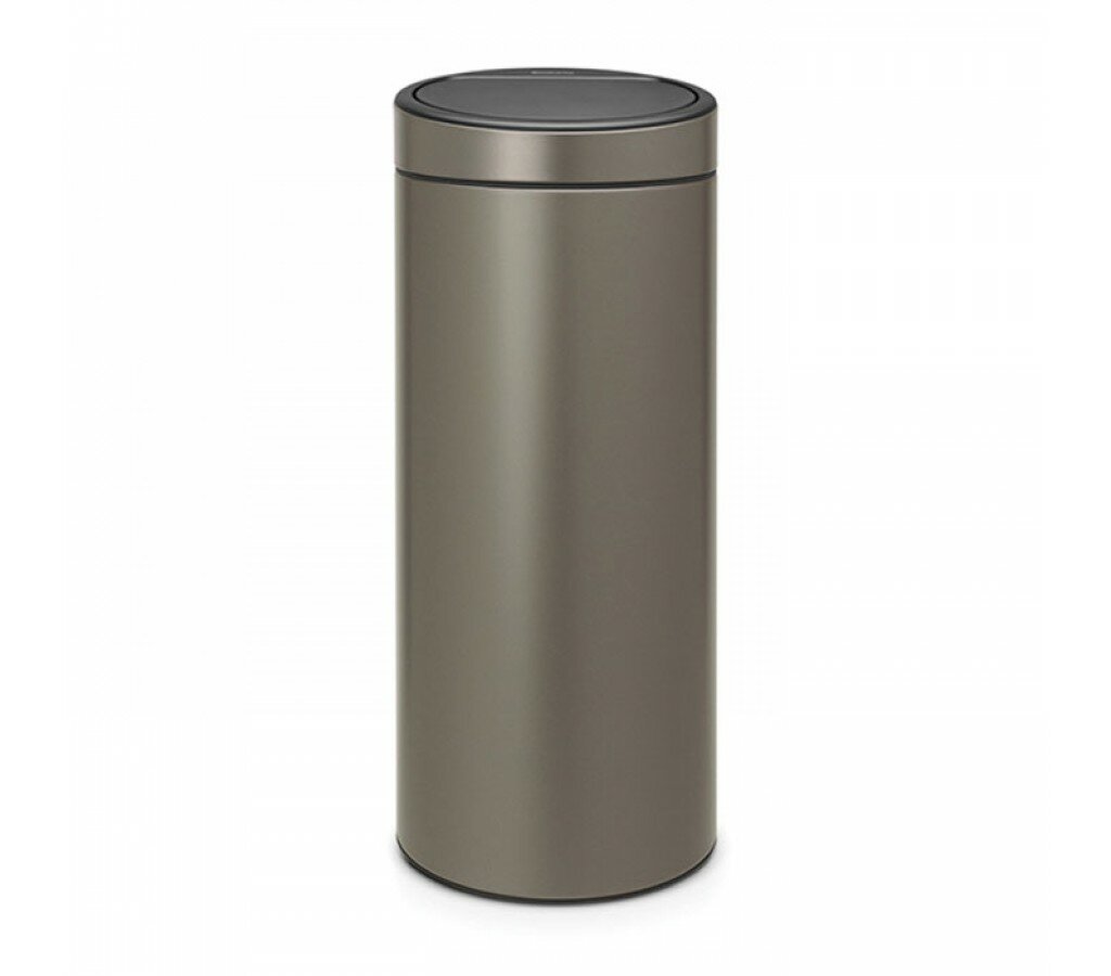 Мусорный бак Touch Bin New 30 л Платиновый Brabantia