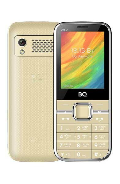 Мобильный телефон BQ 2448 ART L+ GOLD (2 SIM)