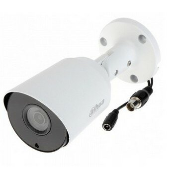 DAHUA DH-HAC-HFW1200TP-0360B- S4 Камера видеонаблюдения 1080p, 3.6 мм, белый