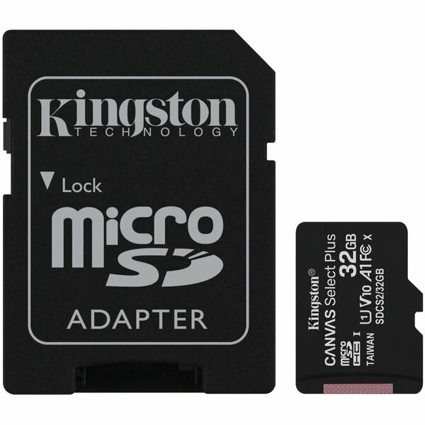 Карта памяти Kingston Micro Secure Digital HC Class10 UHS-I Canvas Select Plus SDCS2/256GB 256Gb