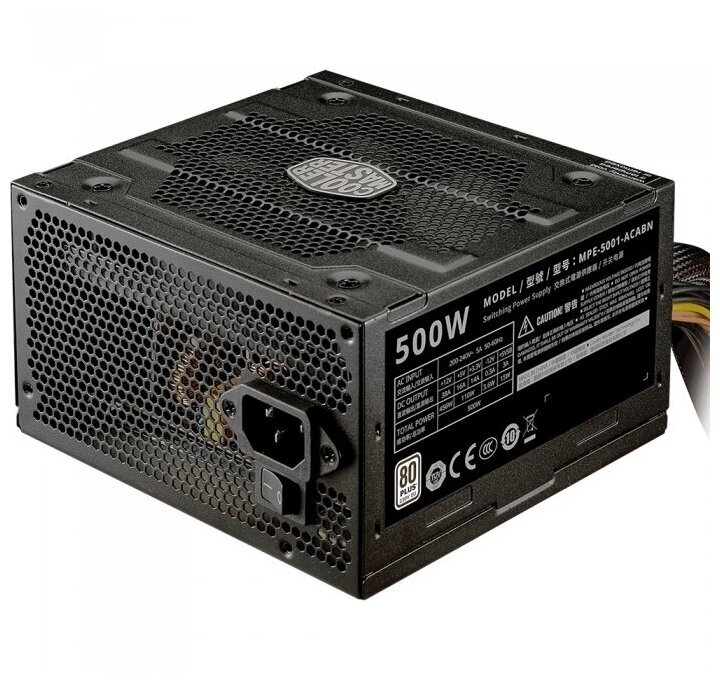 Блок питания Cooler Master 500W Elite V4 (MPE-5001-ACABN-EU)