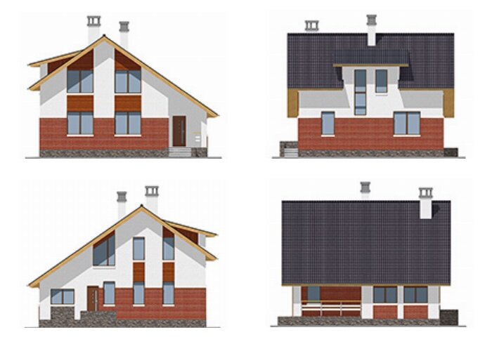 Проект дома Plans-42-39 (126 кв.м, кирпич) - фотография № 3