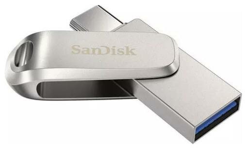 SanDisk 64Gb Dual Drive Luxe USB Type-C 3.1 150MB/s SDDDC4-064G-G46, 1шт.