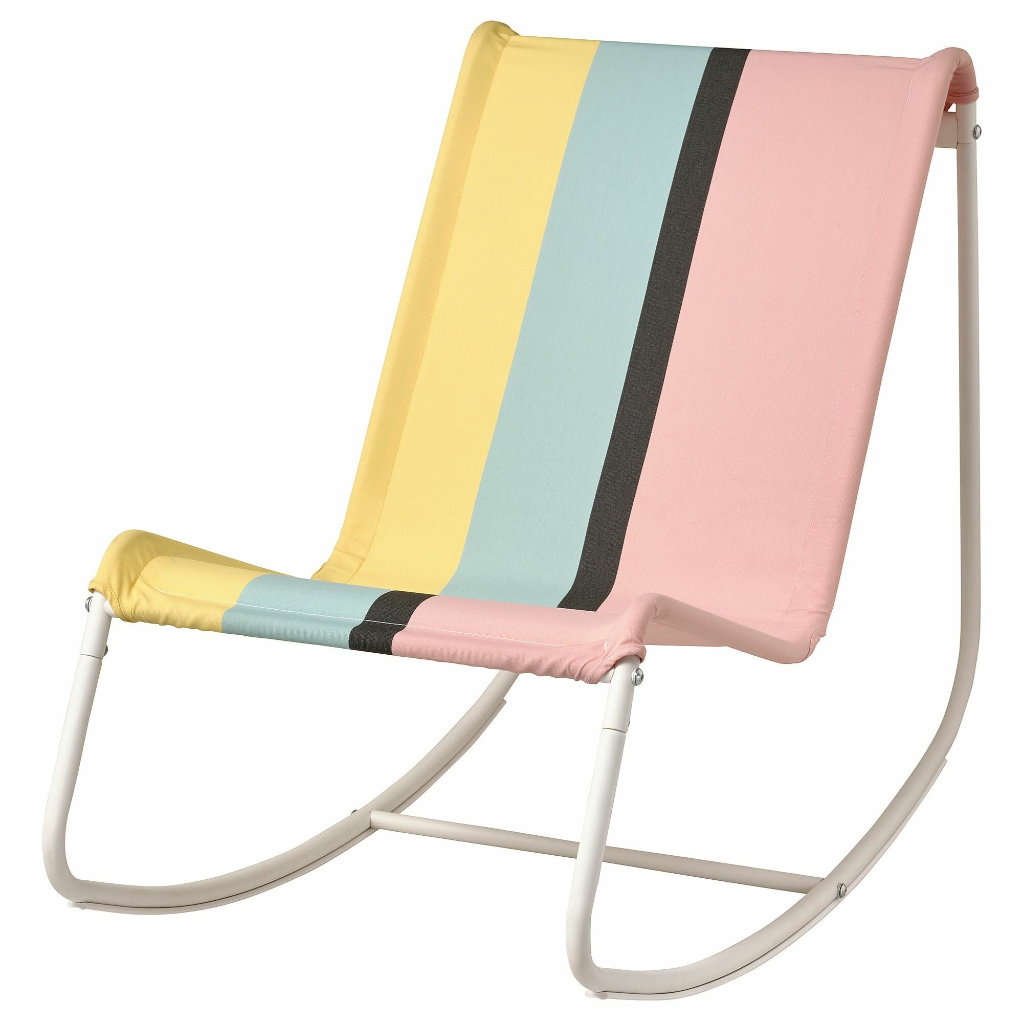 IKEA / икея TUMHOLMEN тумхольмен, кресло-качалка, бело-разноцветный