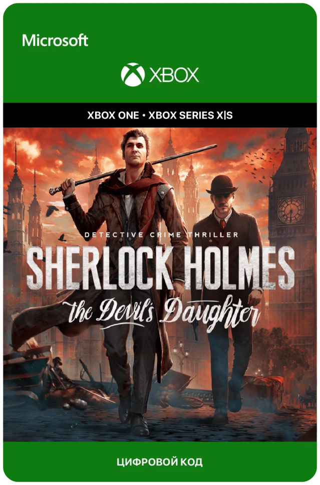 Игра Sherlock Holmes The Devil´s Daughter для Xbox One/Series X|S (Турция) русский перевод электронный ключ