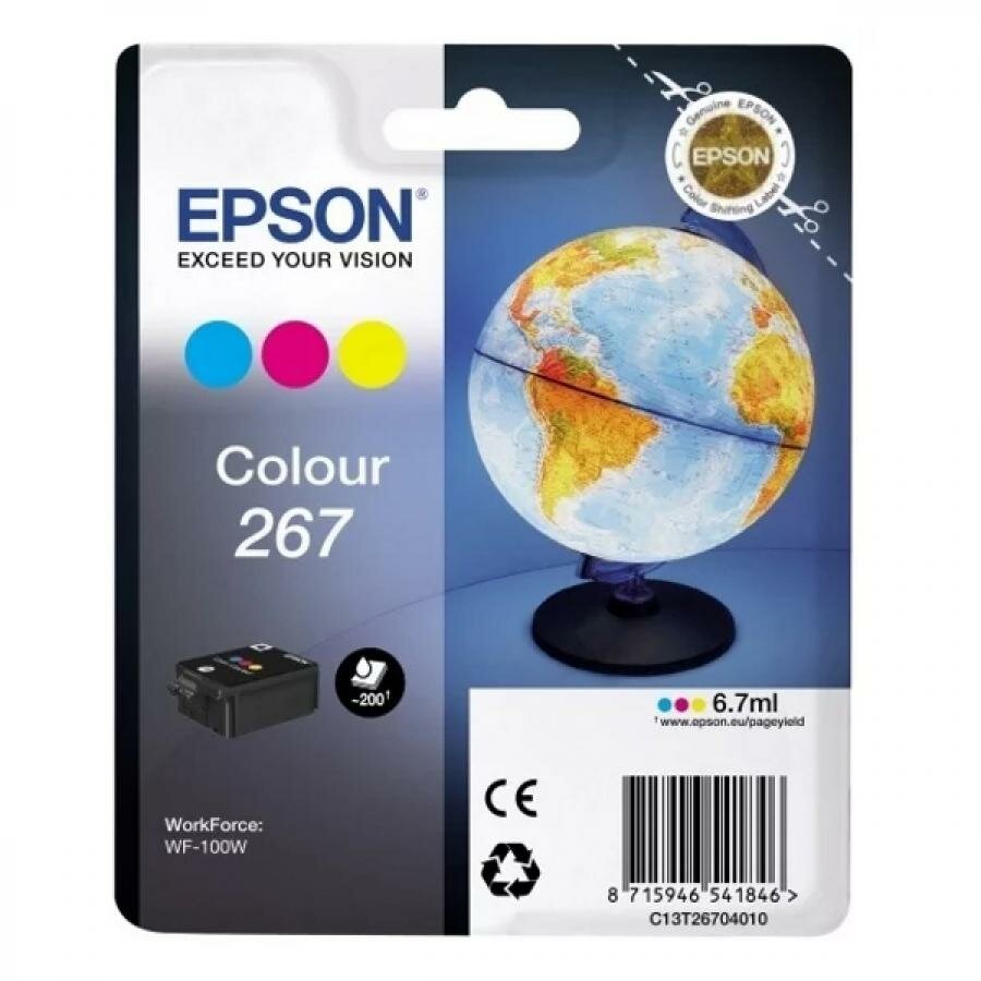  Epson T267 (C13T26704010)  Epson WF-100W, //