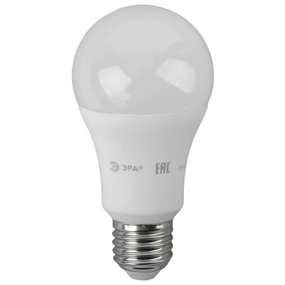 ЭРА Лампа светодиодная ЭРА E27 17W 6000K матовая LED A60-17W-860-E27 Б0031701