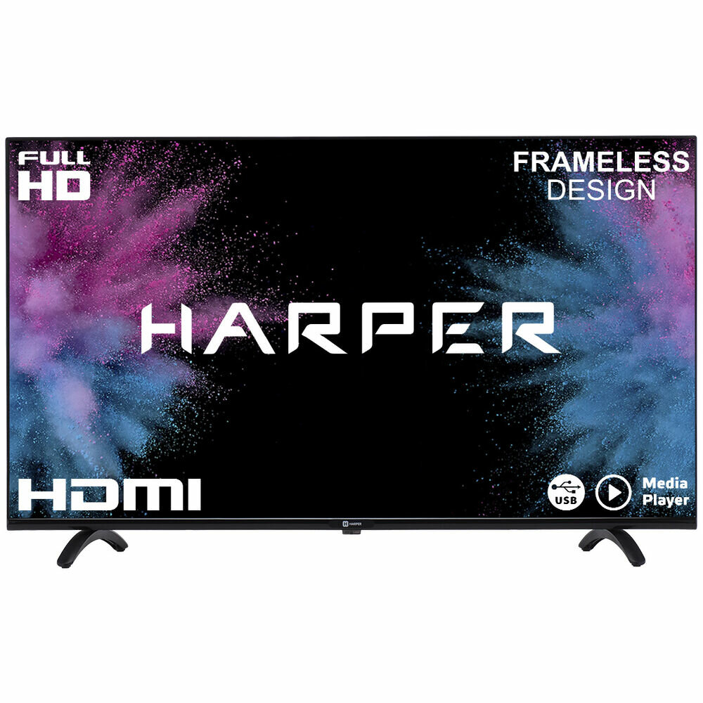 Телевизор ЖК 40" Harper 40F720T черный