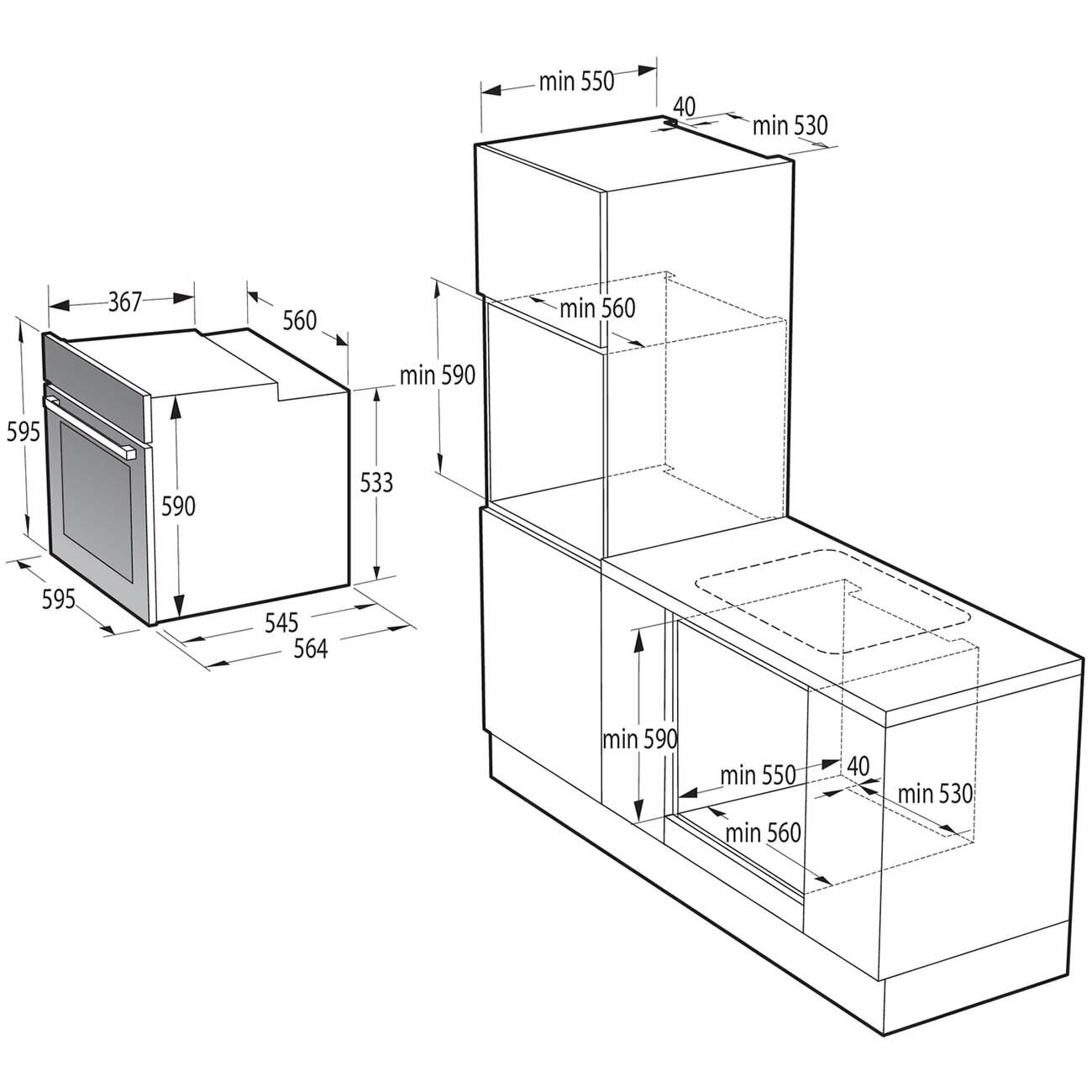 Электрический духовой шкаф Gorenje BOS6747A01BG - фотография № 3