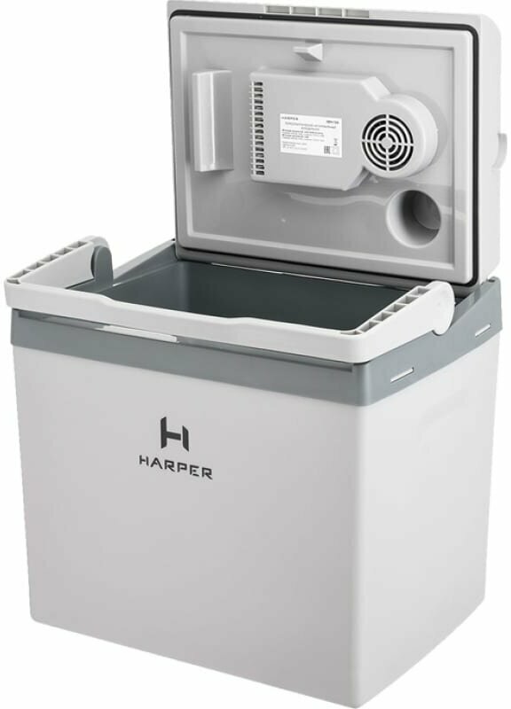 фото Холодильник автомобильный HARPER CBH-125, белый