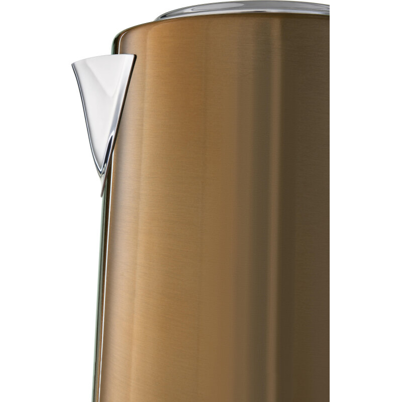 Чайник TESLER KT-1710 BRONZE, 1,7л., 2200Вт., нерж.сталь - фотография № 3