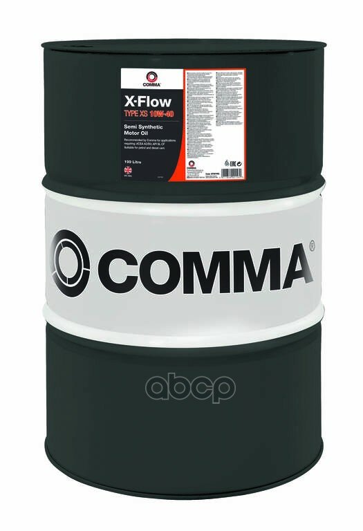 COMMA Comma 10W40 X-Flow Type Xs (199L)_ .!  Acea A3/B3,Api Sl/Cf,Mb 229.1,Vw 501.01/505.00