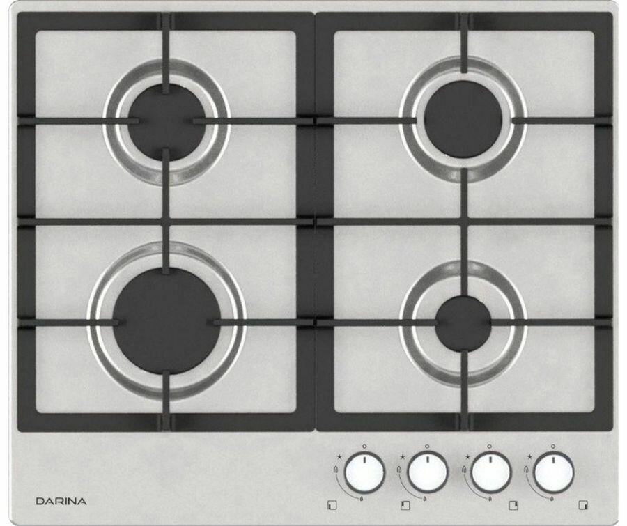 Варочная панель газовая DARINA 1T3 BGM341 12 X3 серебристый