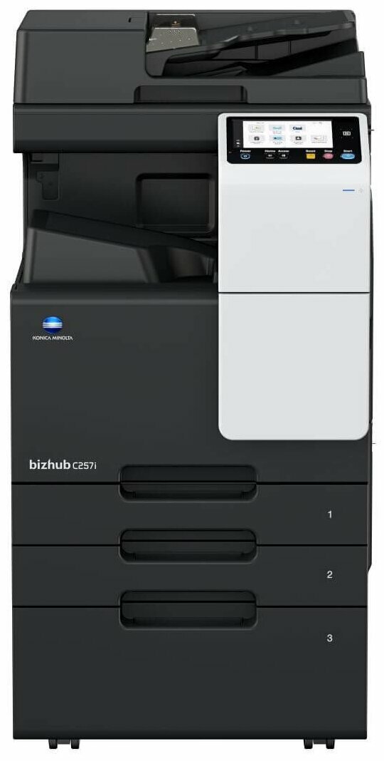 Konica Minolta Многофункциональное устройство Konica Minolta МФУ Konica Minolta bizhub C257i (А3, цветное, 25 ppm, 6GB, SSD 256GB, Duplex, USB 2.0, Gigabit Ethernet,