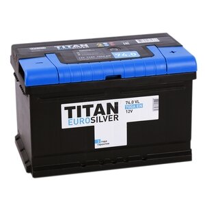 Аккумулятор Titan Euro Silver 74 Ач 700А низкий