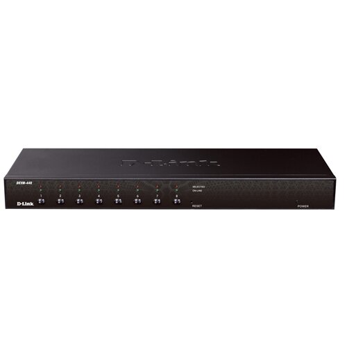 Коммутатор D-Link KVM-440 Stackable rack mount 8-port KVM Switch