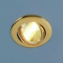 Встраиваемый светильник Elektrostandard 104S MR16 GD золото