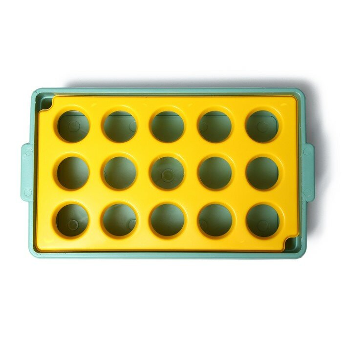 Ящик для рассады, 40 × 23 × 9 см, 15 лунок, микс - фотография № 2