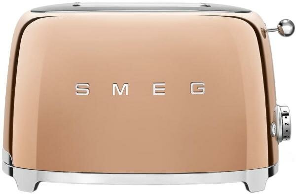 Тостер Smeg TSF01RGEU розовый золотистый