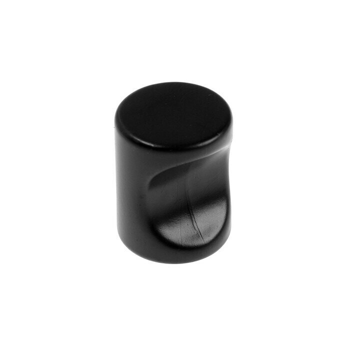 Ручка-кнопка CAPPIO, РК102, d-18 мм, пластик, цвет черный - фотография № 1