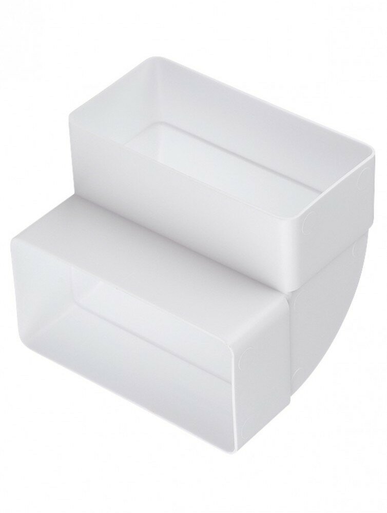 фото TDM Соединительное колено вертикальное 90 гр. для прямоугольных воздуховодов, 60х120, SQ1807-1755 (40 шт.)