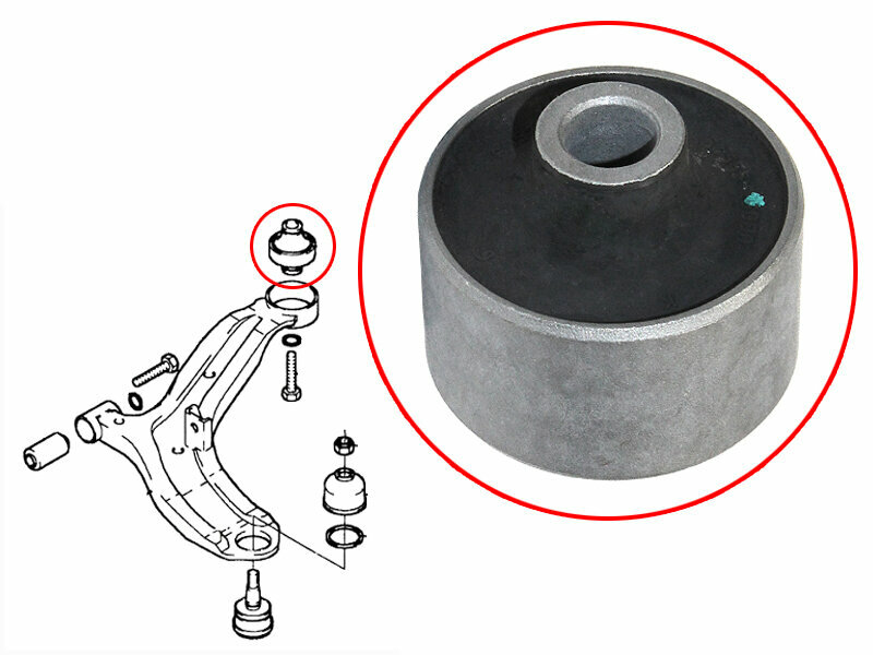 Сайлентблок переднего рычага задний (тагаз) ACCENT 99-12 прав/лев SAT ST-54555-250
