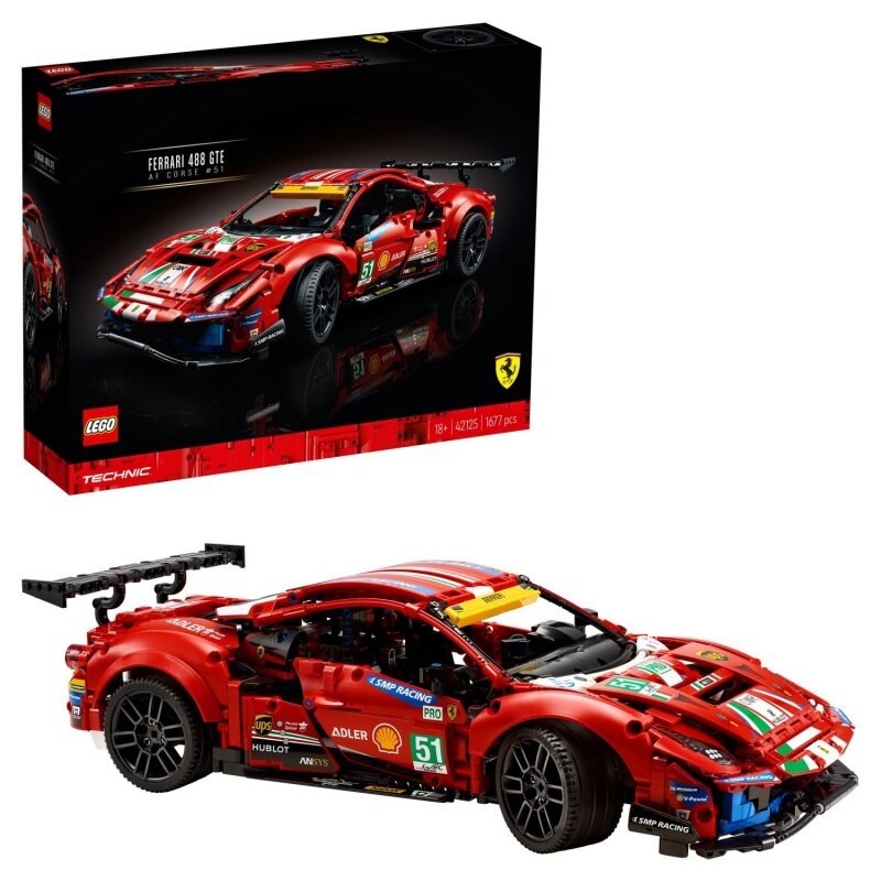 Конструктор LEGO Technic Ferrari 488 GTE AF Corse